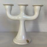 Candelabra candle holder delft wit
