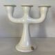 Candelabra candle holder delft wit