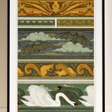 Poster “Animals in Decoration”, after an Art Nouveau lithograph