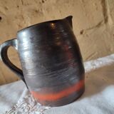 Glazed ceramic pitcher