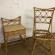 Chaises en rotin avec chevet