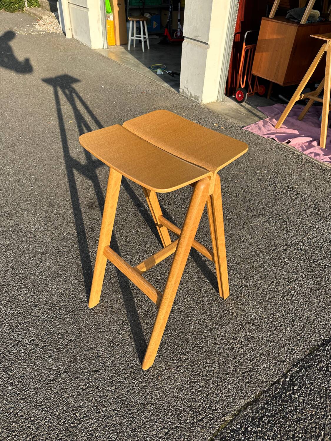 Copenhagen stool designed by Bouroullec, Hay edition.