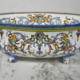 Gien earthenware planter, renaissance style – early twentieth century