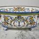 Gien earthenware planter, renaissance style – early twentieth century