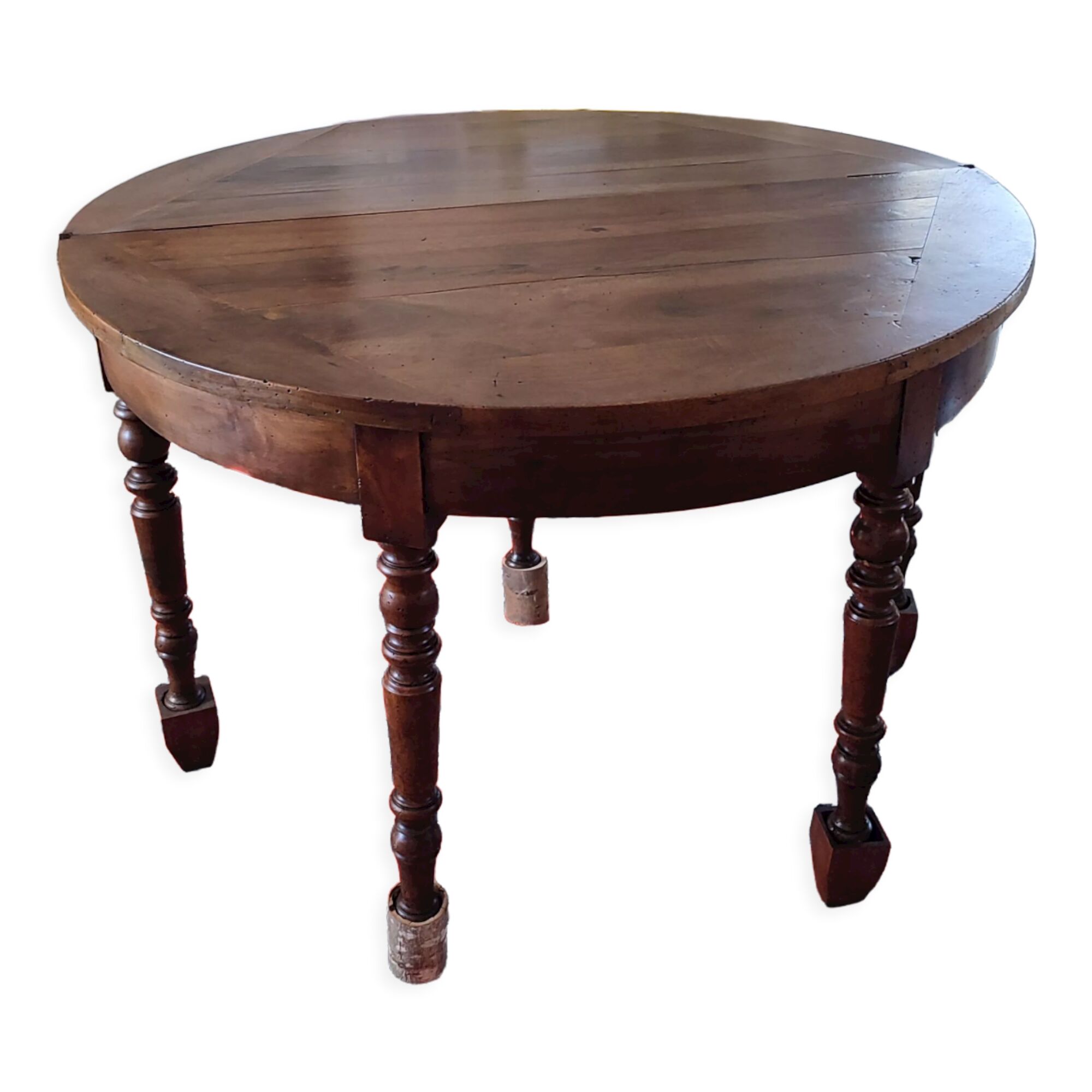 Table ronde demi lune