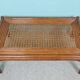 Table basse bambou et verre