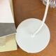 Dark orange opaline glass pendant light