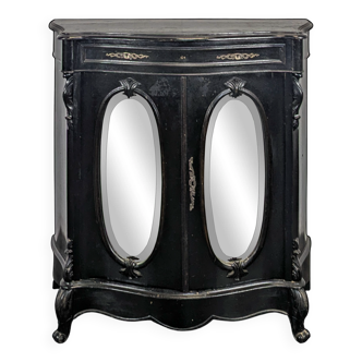Napoleon III support furniture in blackened wood