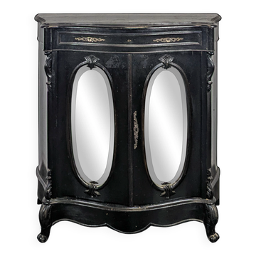 Meuble d'appui Napoléon III en bois noirci