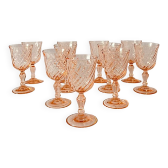 11 Rosaline liqueur glasses