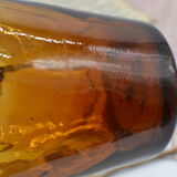 Lady jeanne in amber glass irregular appearance