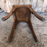 Old Baumann style bistro stool in wood