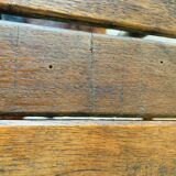 Set of 5 wooden chairs, handcrafted work