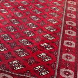 Vintage carpet bukhara afghan 196x274 cm