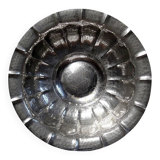 Large basin, bowl, Olri Italy vintage 1950s hammered silver.