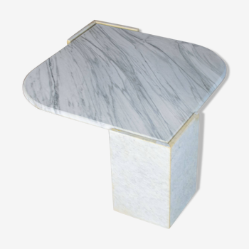 Table basse en marbre forme oeil 1970