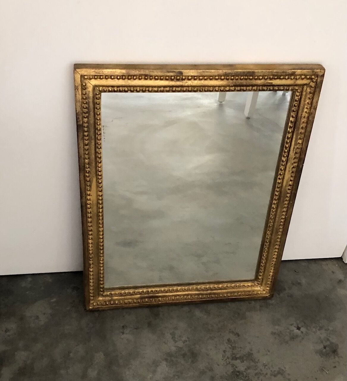 Gilded wooden mirror 50x40