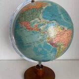 Vintage 1973 terrestrial globe from Räth ex-GDR - 48 cm