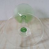 4 glasses of ouraline crystal wine