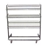 Furniture shelves iron of bakery
