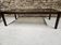 Teak coffee table with smoked glass 1970"