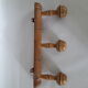 Porte manteau bois 3 patéres