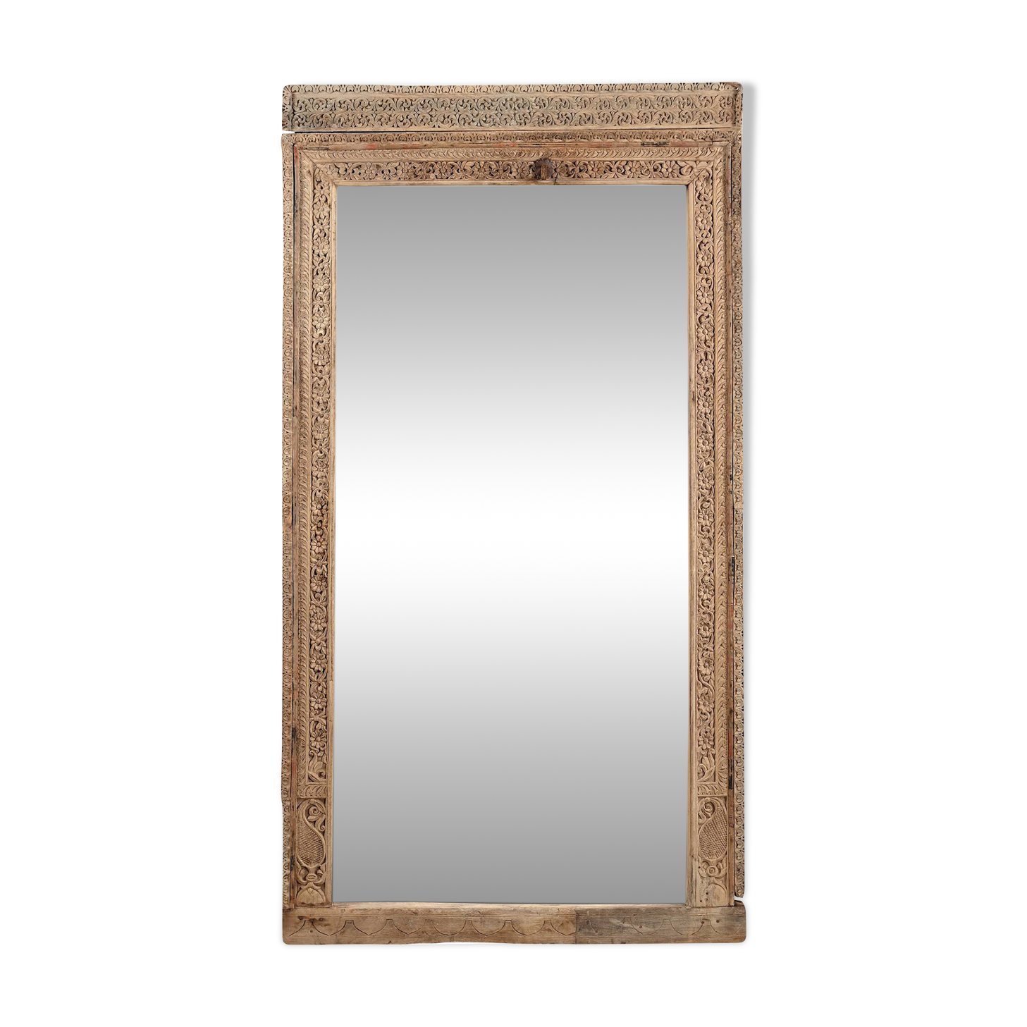 Khetri - Large carved solid wood mirror