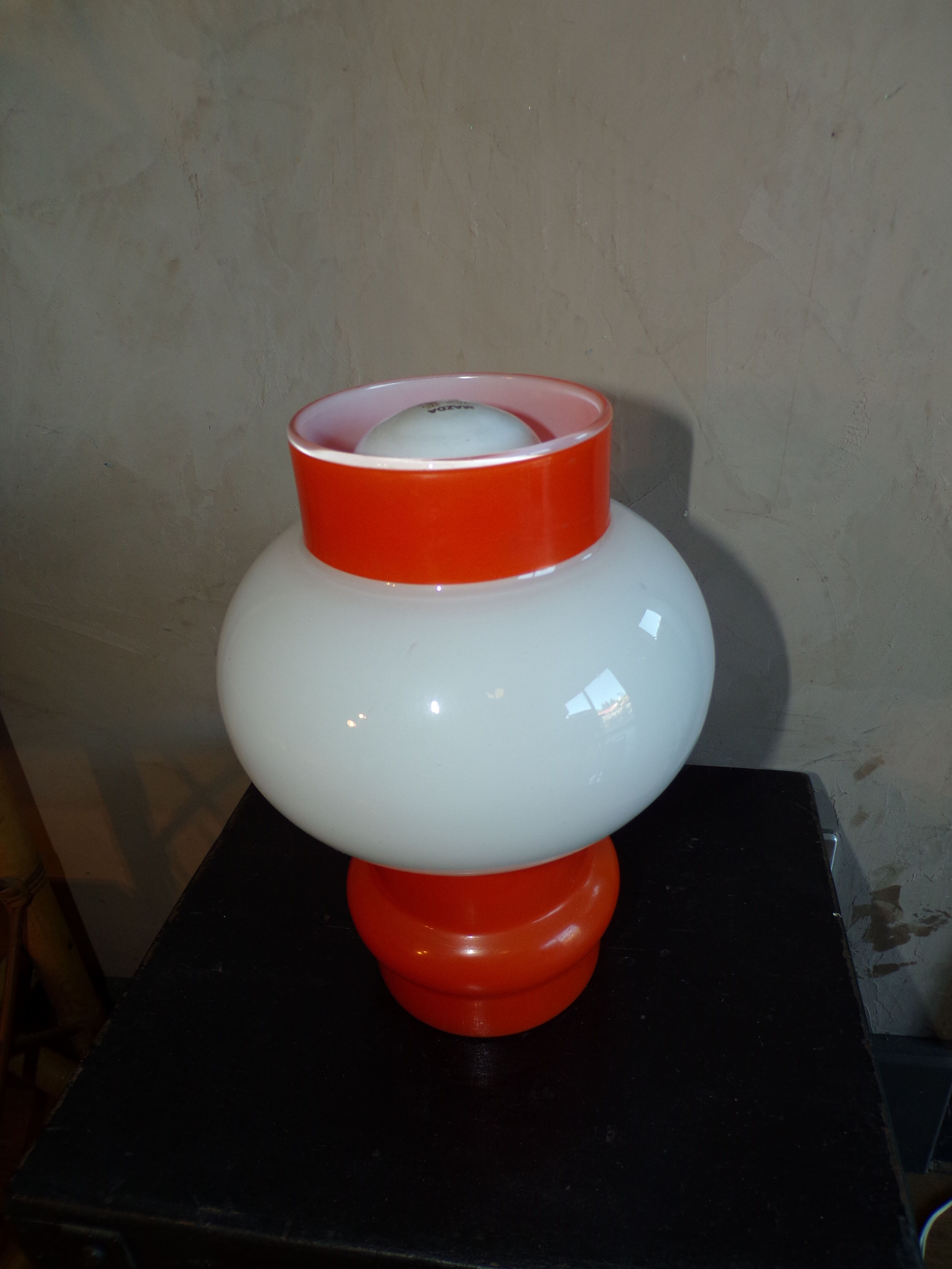 Opaline table lamp 1970