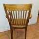 Oak desk armchair