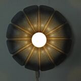 German flower wall lamp from Pan Keramik, 1970s