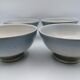 Four bowls in midnight blue sandstone