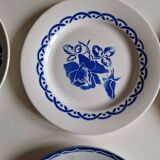 Set of 12 old flat plates
