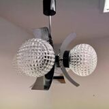 Mid-century design glass pendant - 1970s / Czechoslovakia