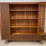 Wooden and Metal Bookcase