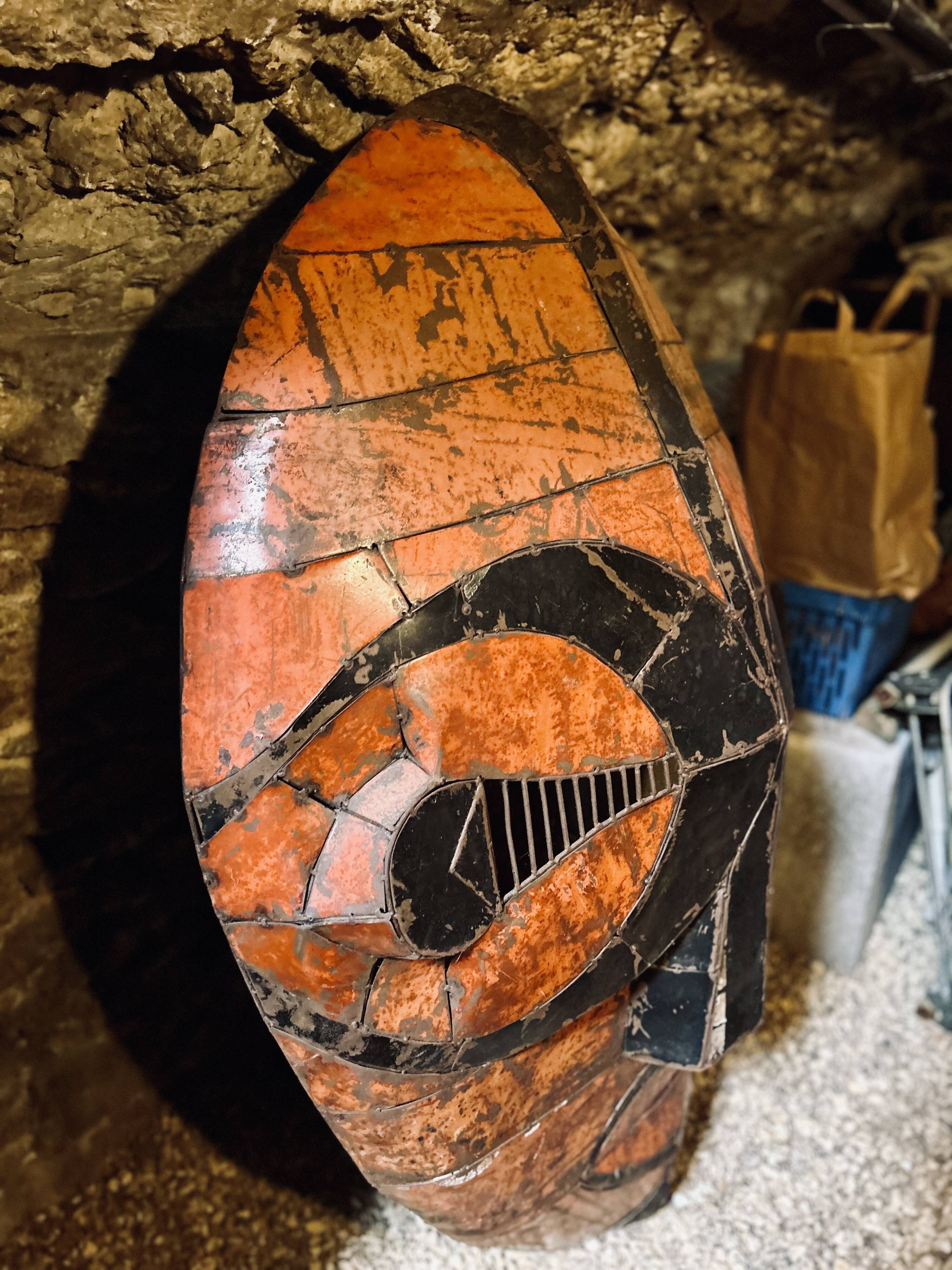 Indonesian metal mask