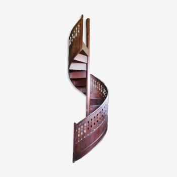 Wooden spiral staircase XXeme