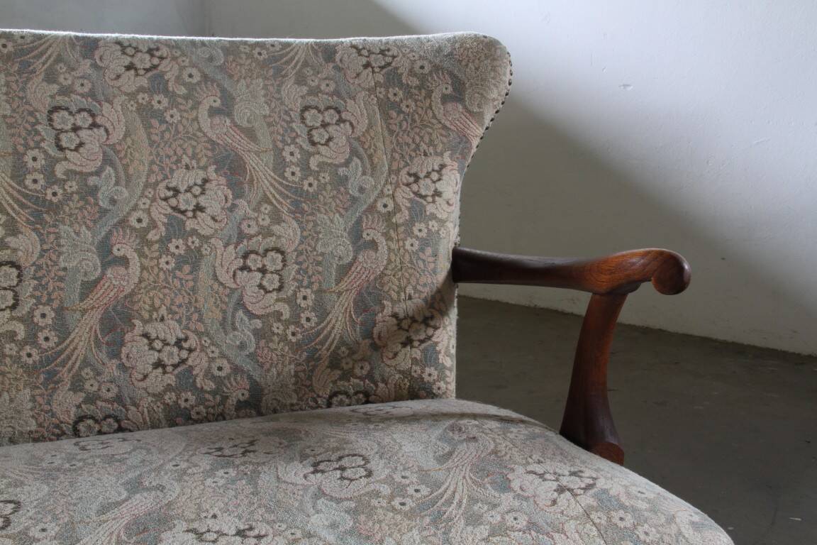 Vintage Danish Art Deco Sofa in Oak - 1940s