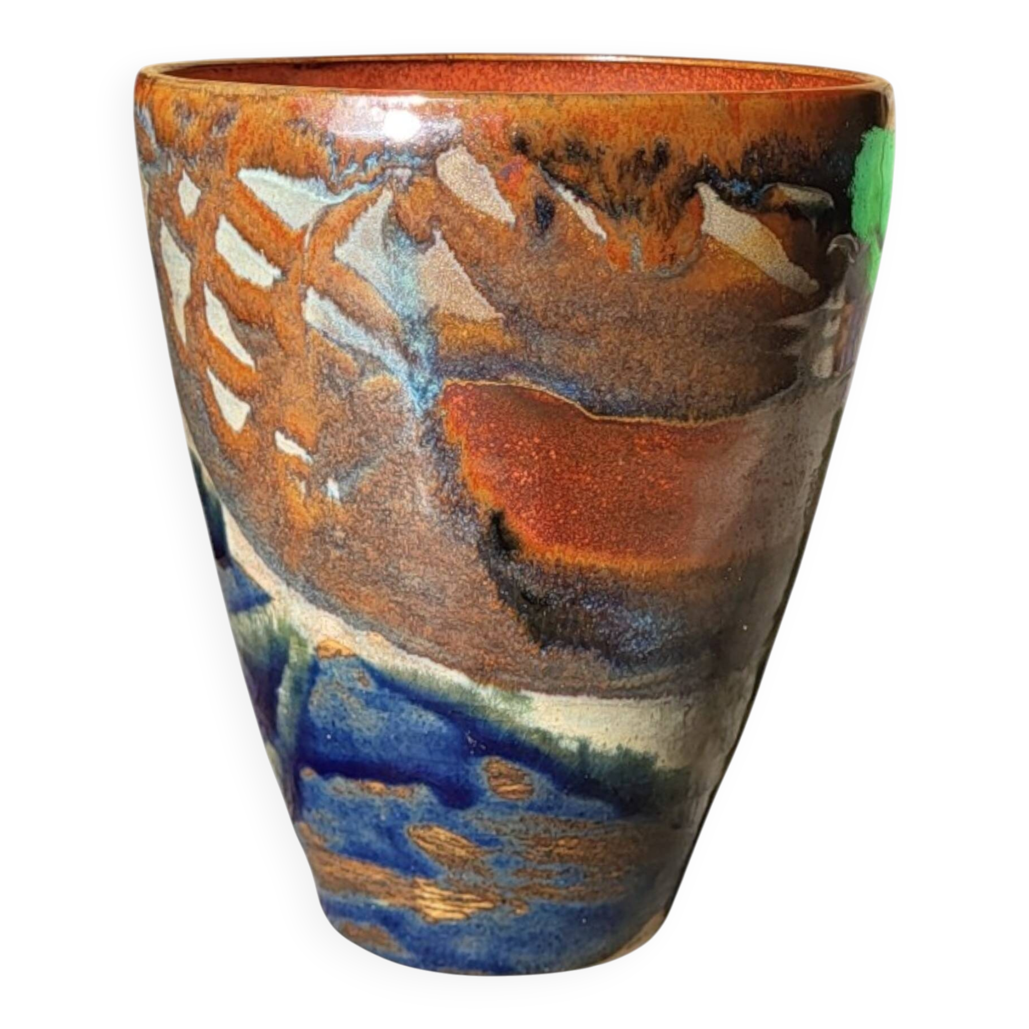 Stoneware vase / Puisaye