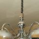 Chrome chandelier by gioffredo reggiani, 1970s