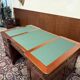 Classic English desk with green leather
