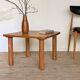 Vintage teak square coffee table