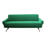 Emerald Green Mid-Century Canapé, Italy