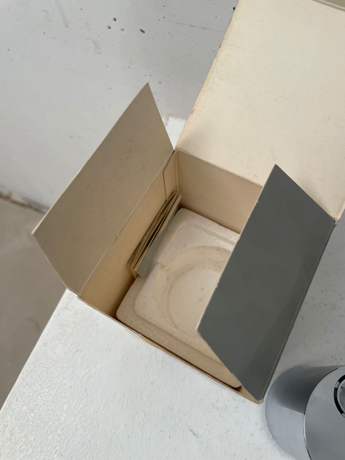 Braun cylindrical table lighter , Dieter Rams