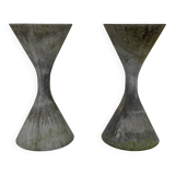 planters design Anton Bee assisted by Guhl edition Eternit 1958 set of 2