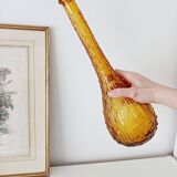 Bouteille, carafe Empoli en verre ambré