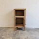 Antique solid wood bedside table – storage furniture