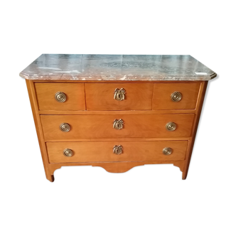 Commode accajou blond