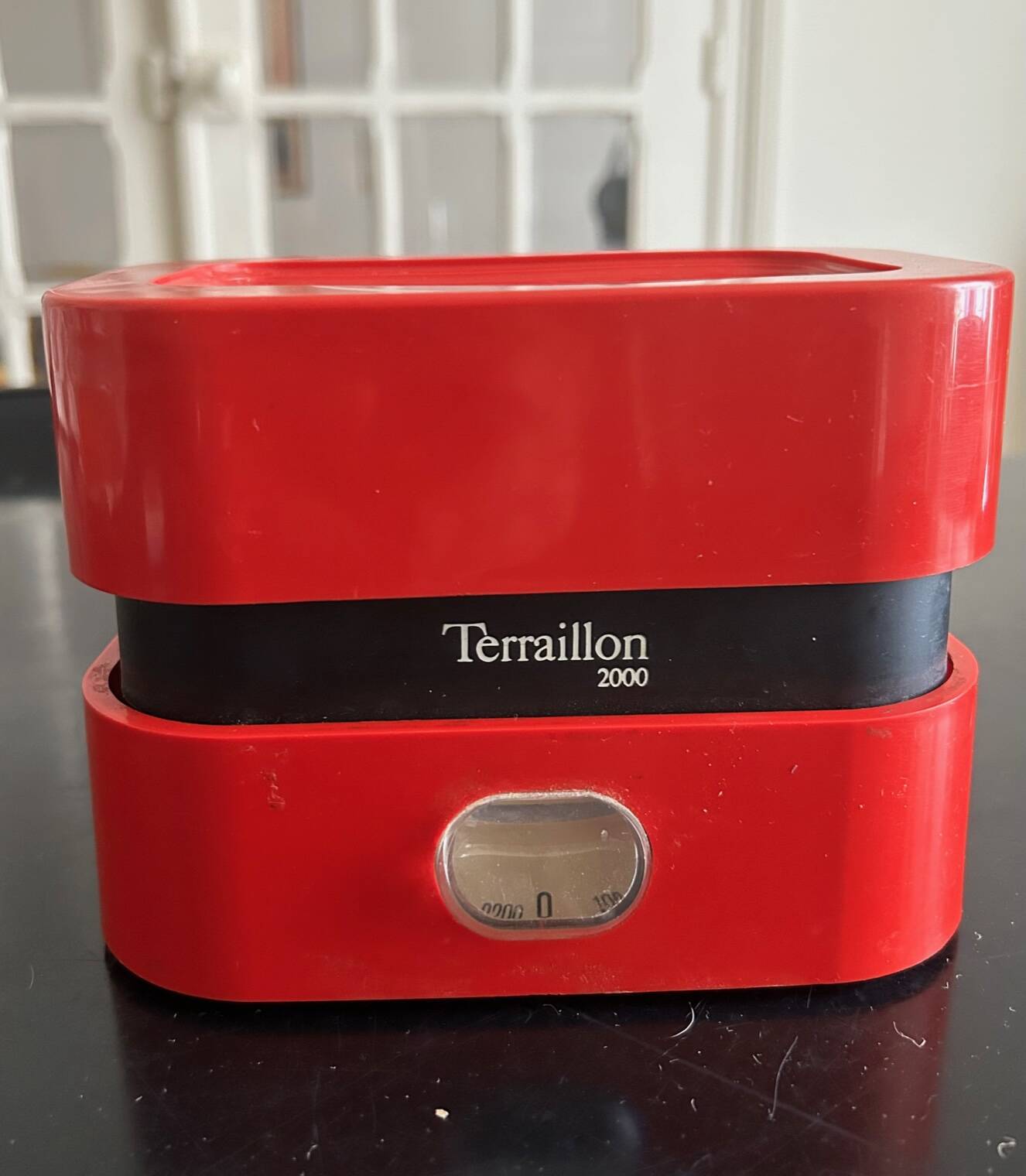 vintage red teraillon scale