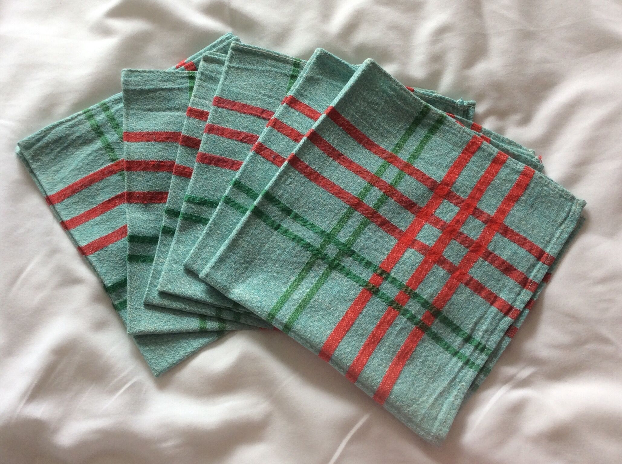 Set of 6 napkins - vintage