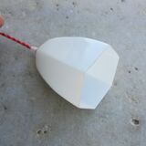 Glass art deco hanging lamp